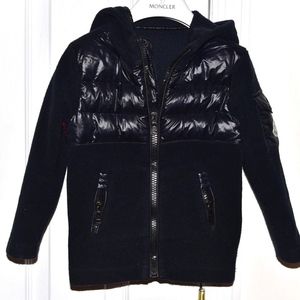 Moncler Kids Boys Fleece Zip Up Jacket Size 2T